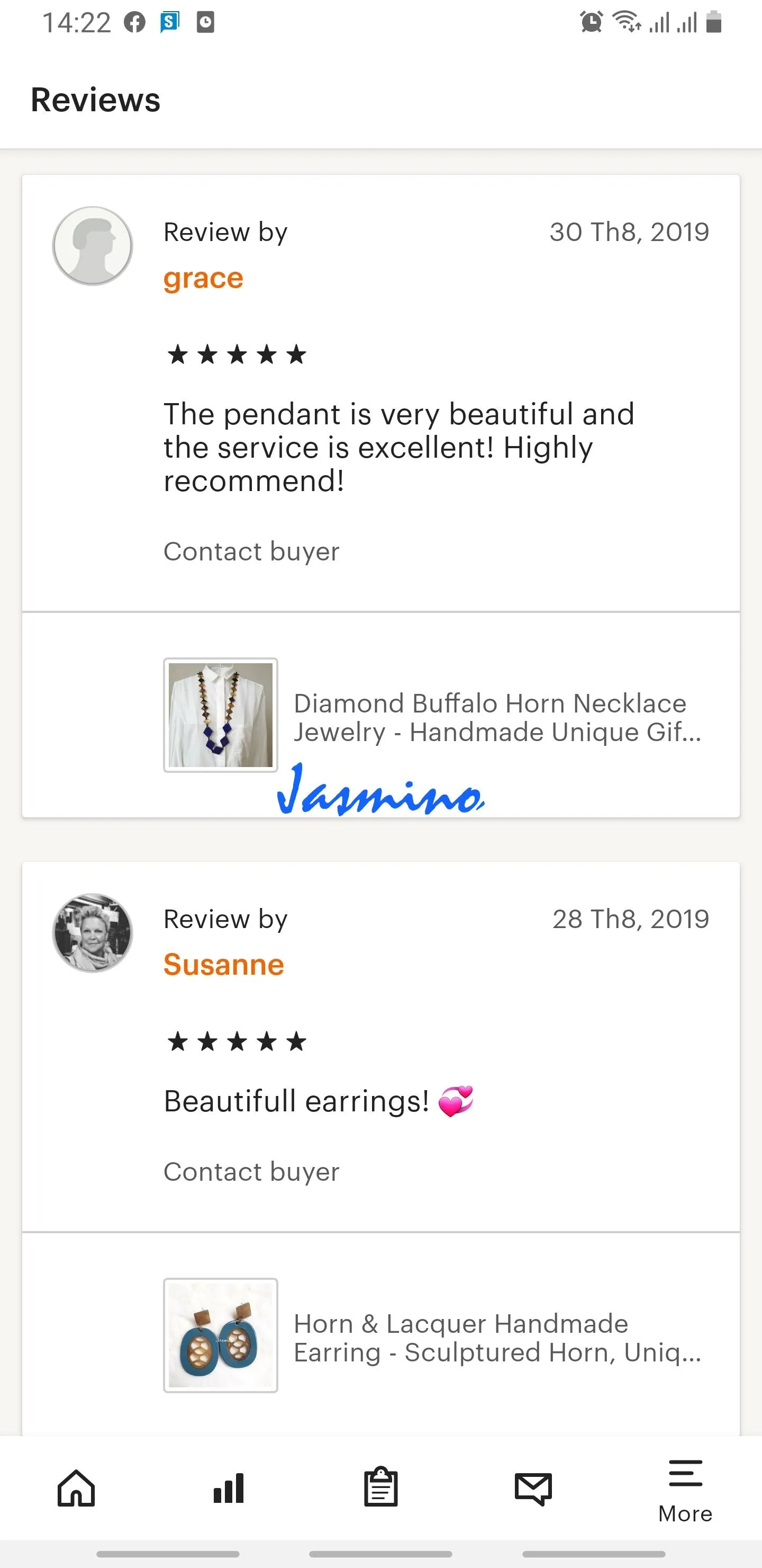 Charming Buffalo Horn Necklace J17585, Made by Natural Material