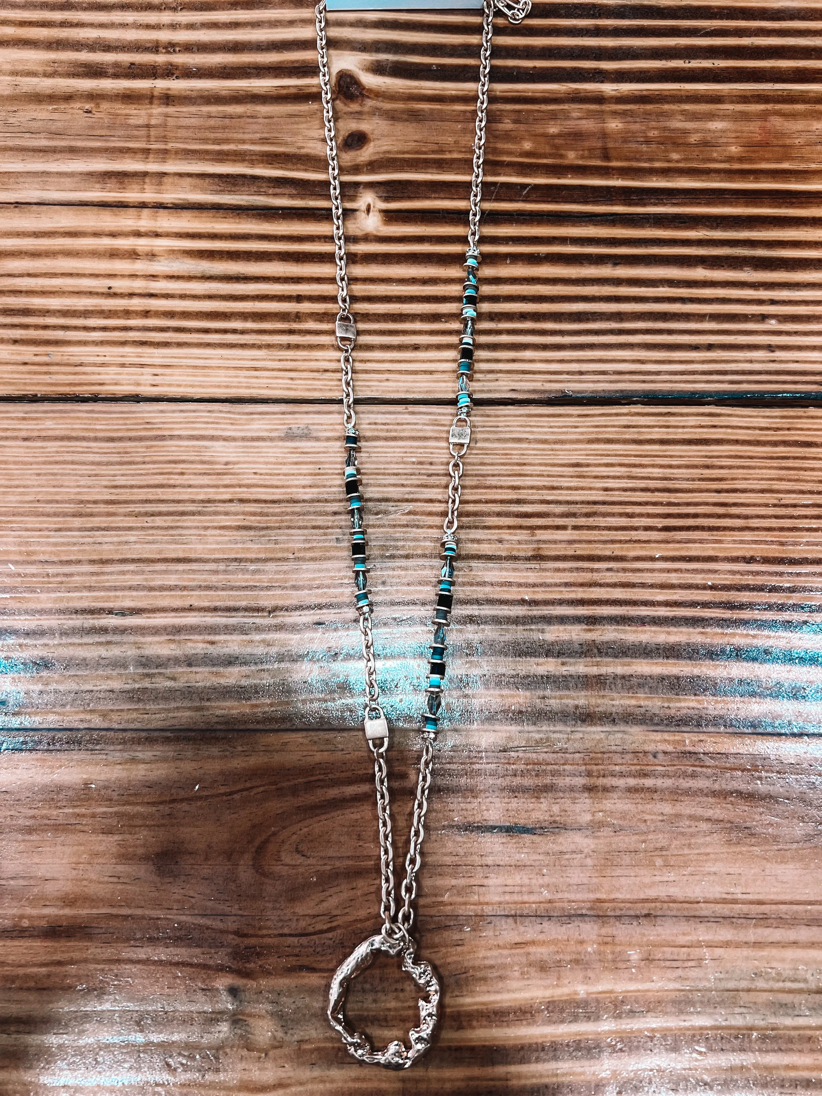GANZ Circle Nugget Necklace