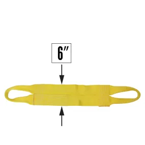 Nylon Lifting Sling - Continuous Eye Wide - 6" x  5' - 1-ply