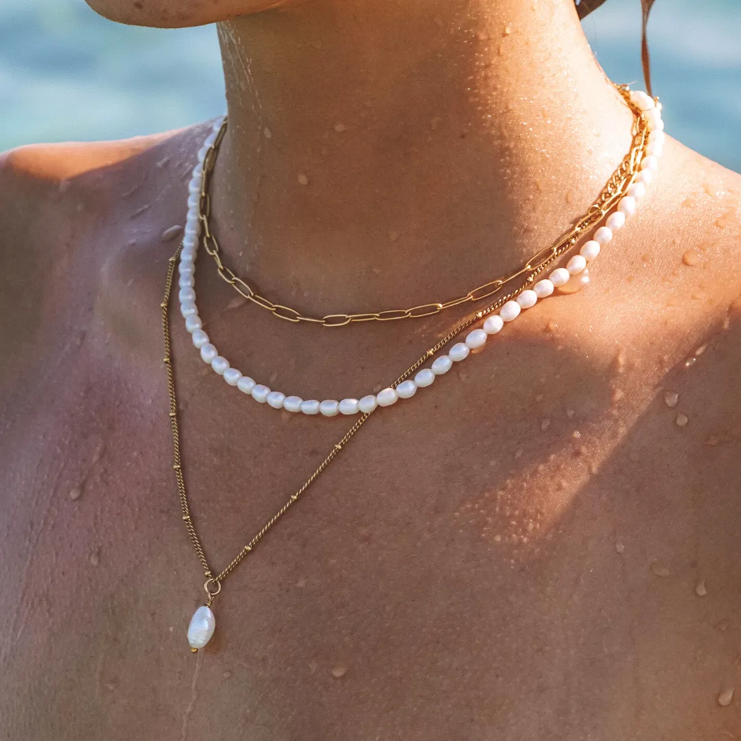 "Cozumel" Paperclip Choker