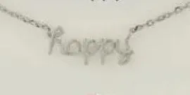 "Happy" Necklace