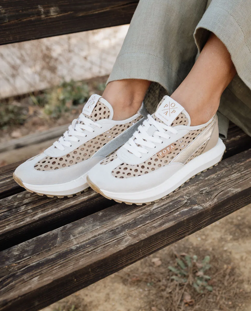 Zapatilla Shar Picados Blanco